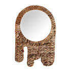 The Blair Mirror — boho-modern mirror in straw from Laiyahome