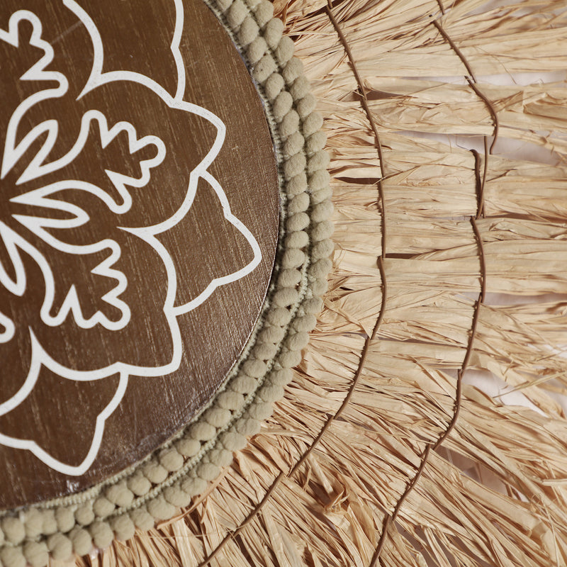 The Kasses Wall Art — boho-modern wall textile in woven natural fibre from Laiyahome