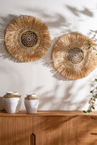 The Kasses Wall Art — boho-modern wall textile in woven natural fibre from Laiyahome
