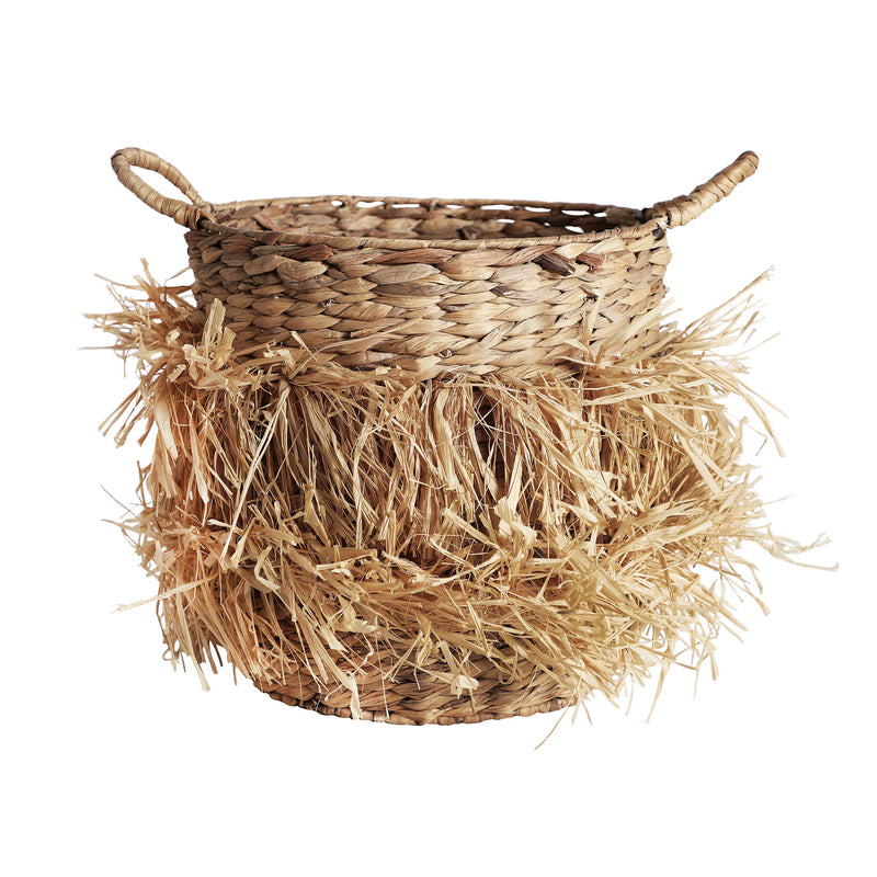 The Kasses Clothes Basket — boho-modern basket in woven natural fibre from Laiyahome