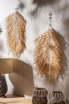 The Kasses Wall Art — boho-modern wall textile in natural raffia from Laiyahome