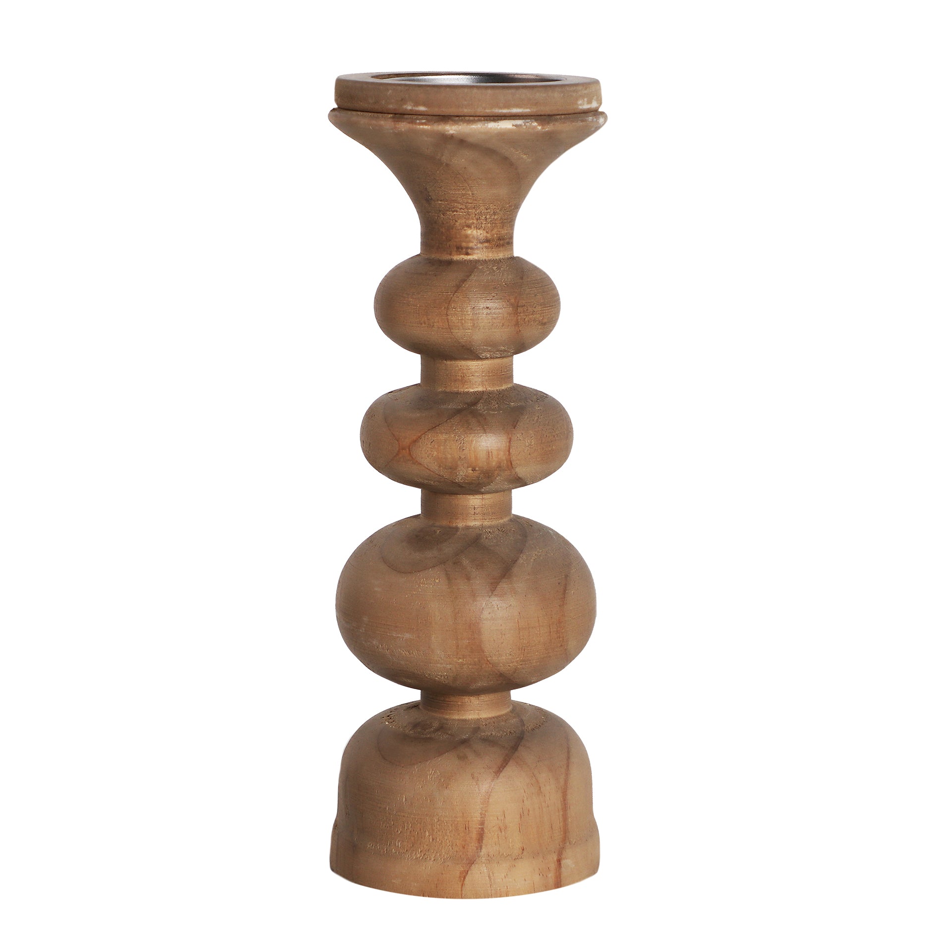 The Fellih Candle Holder — colonial-modern candle holder in pine wood from Laiyahome
