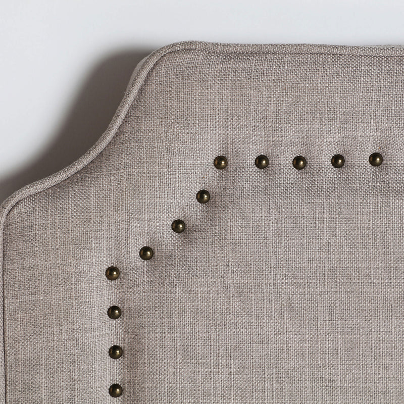 The Sousel Headboard — colonial-modern headboard in natural linen from Laiyahome