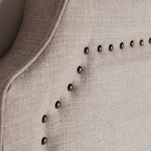 The Sousel Headboard — colonial-modern headboard in natural linen from Laiyahome