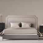 The Sousel Headboard — colonial-modern headboard in natural linen from Laiyahome