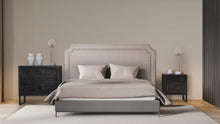 The Sousel Headboard — colonial-modern headboard in natural linen from Laiyahome