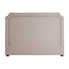 The Sousel Headboard — colonial-modern headboard in natural linen from Laiyahome