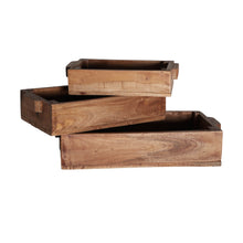 The Akviran Box (Set of 3) — global-modern decorative box in mahogany wood from Laiyahome