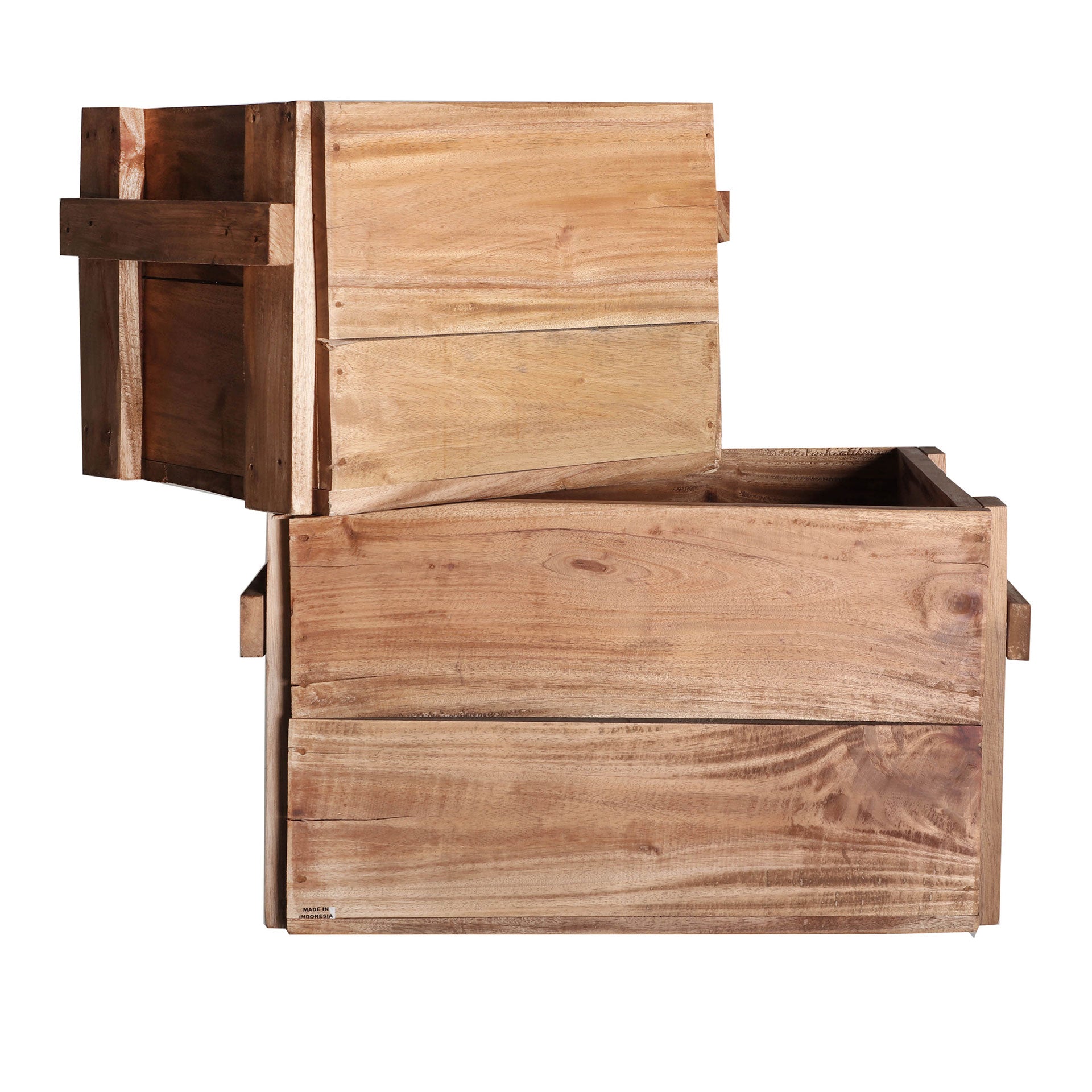 The Akviran Box (Set of 2) — global-modern decorative box in mahogany wood from Laiyahome