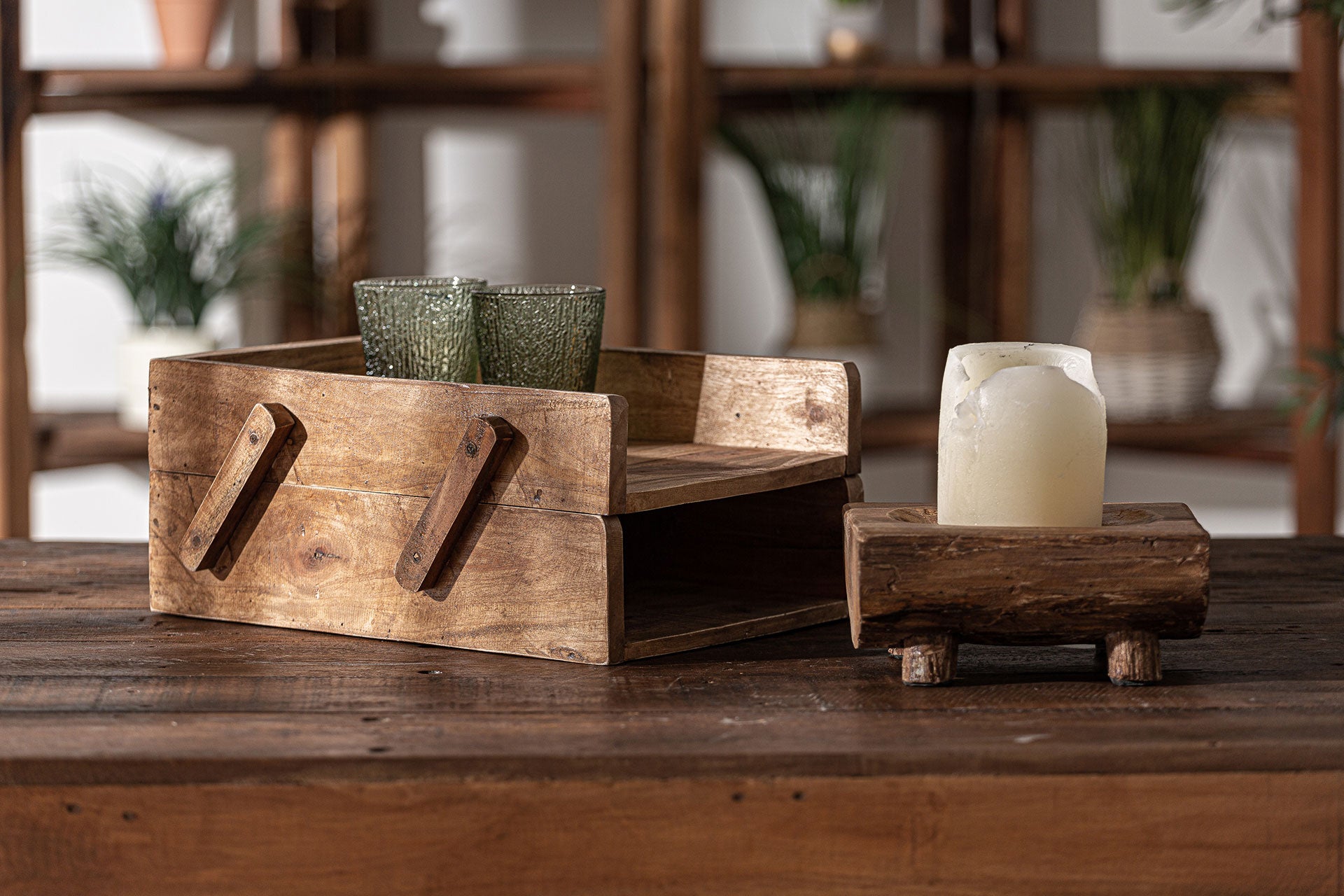 The Akviran Box — global-modern decorative box in mahogany wood from Laiyahome
