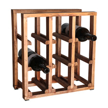 The Akviran Wine-rack — global-modern kitchen object in mahogany wood from Laiyahome