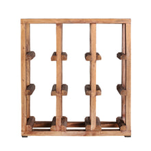 The Akviran Wine-rack — global-modern kitchen object in mahogany wood from Laiyahome