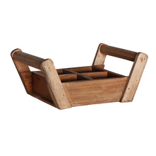 The Bandeja Akviran Plant Pot — global-modern planter in mahogany wood from Laiyahome