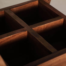The Bandeja Akviran Plant Pot — global-modern planter in mahogany wood from Laiyahome