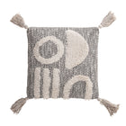The Anya Cushion — vintage-modern cushion in natural cotton from Laiyahome