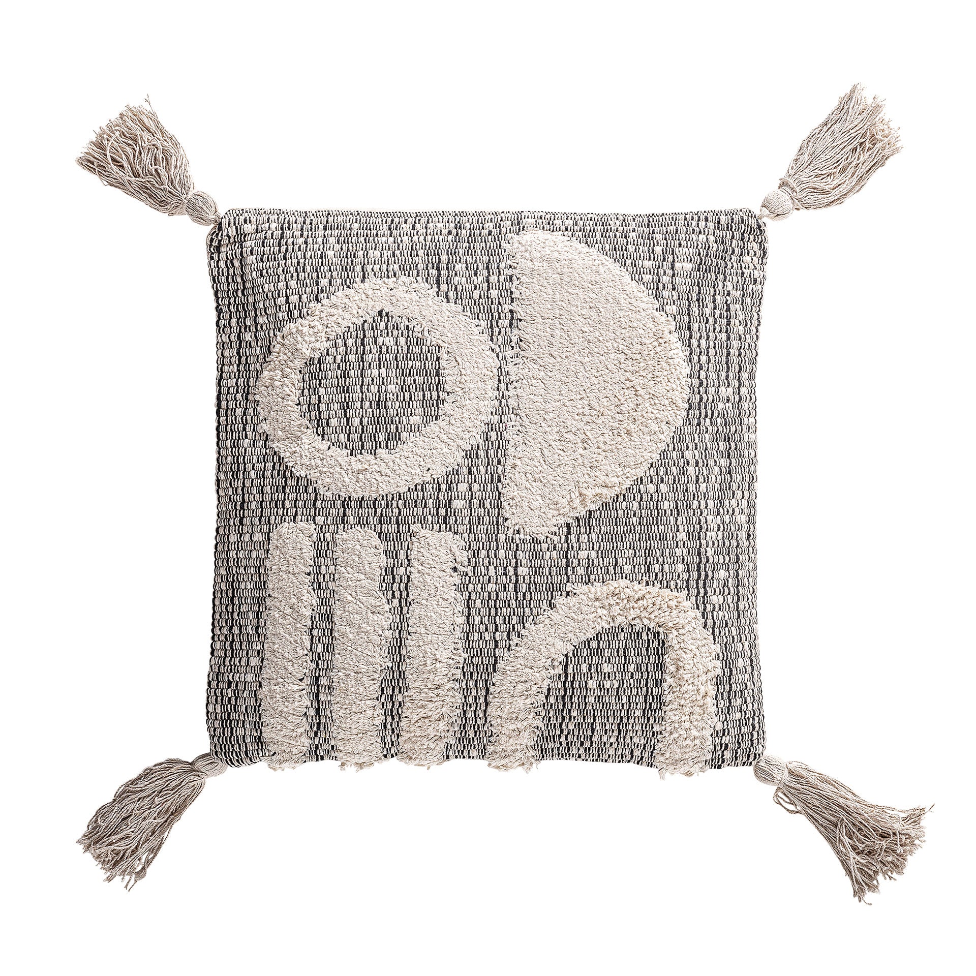 The Anya Cushion — vintage-modern cushion in natural cotton from Laiyahome