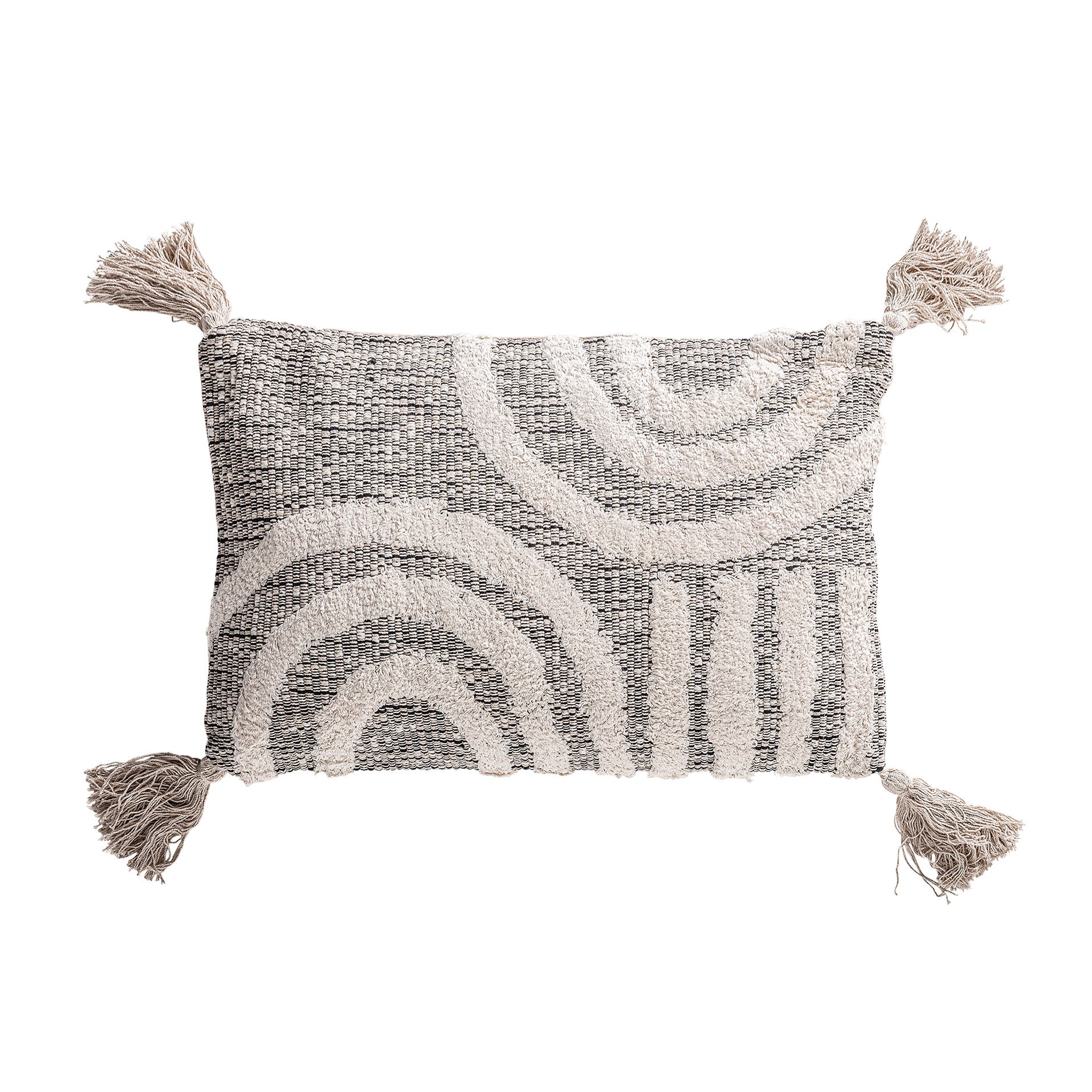 The Anya Cushion — vintage-modern cushion in natural cotton from Laiyahome