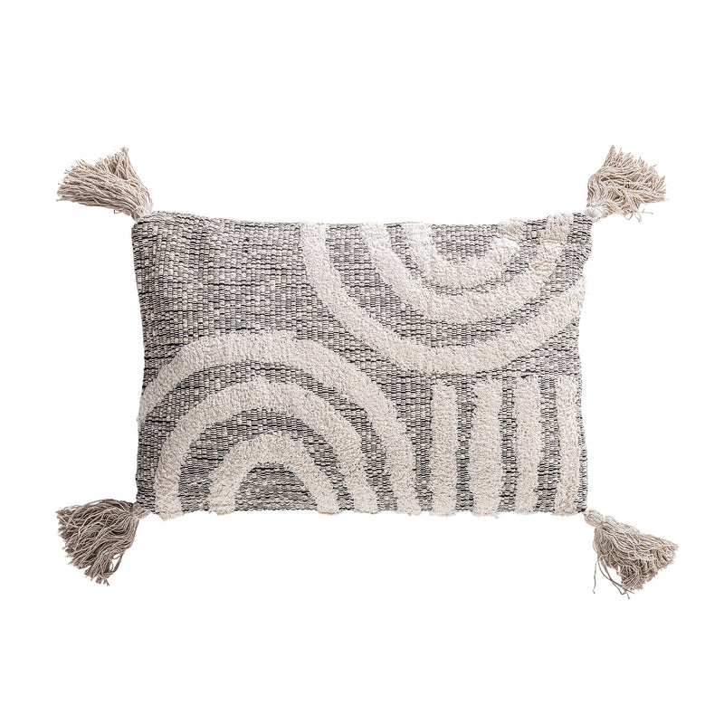 The Anya Cushion — vintage-modern cushion in natural cotton from Laiyahome