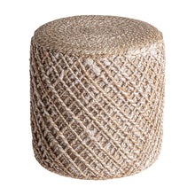 The Fedrene Footrest — boho-modern pouffe in natural jute from Laiyahome