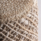 The Fedrene Footrest — boho-modern pouffe in natural jute from Laiyahome