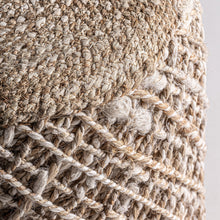 The Fedrene Footrest — boho-modern pouffe in natural jute from Laiyahome