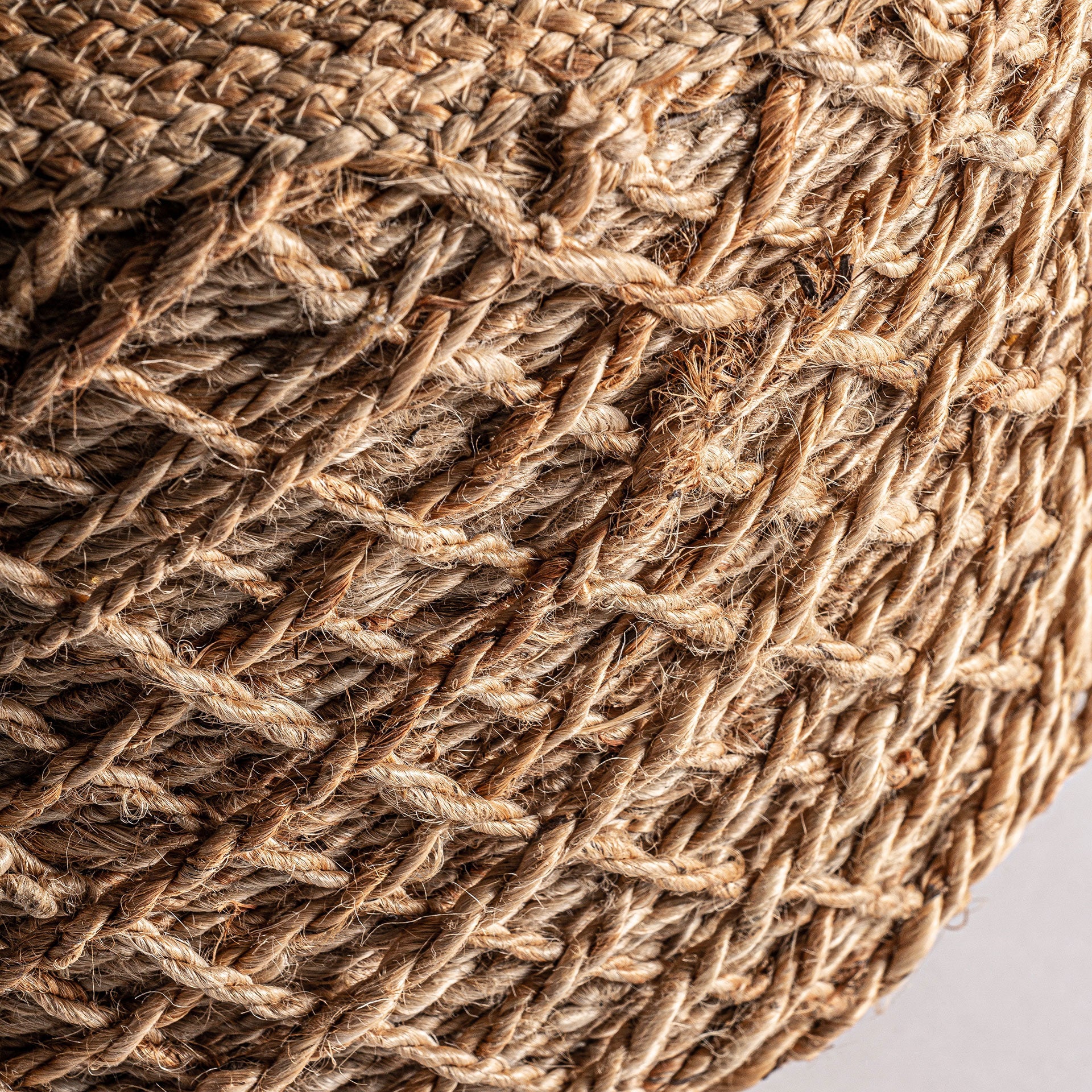 The Gildeon Footrest — boho-modern pouffe in natural jute from Laiyahome