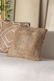 The Thiesi Cushion — boho-modern cushion in natural jute from Laiyahome