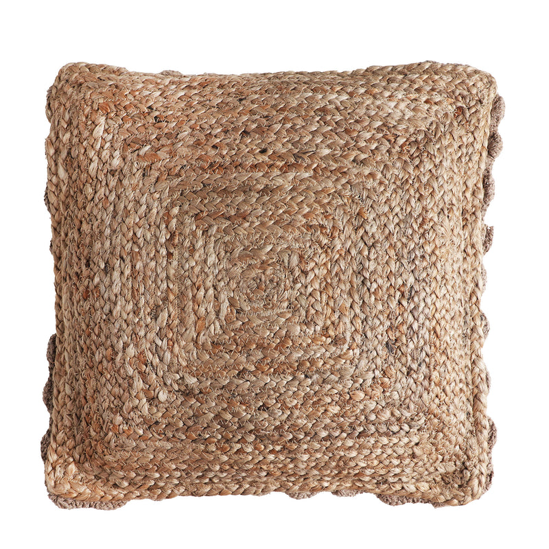 The Thiesi Cushion — boho-modern cushion in natural jute from Laiyahome