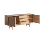 The Nyry Sideboard — Scandinavian sideboard in solid mindi wood from Laiyahome