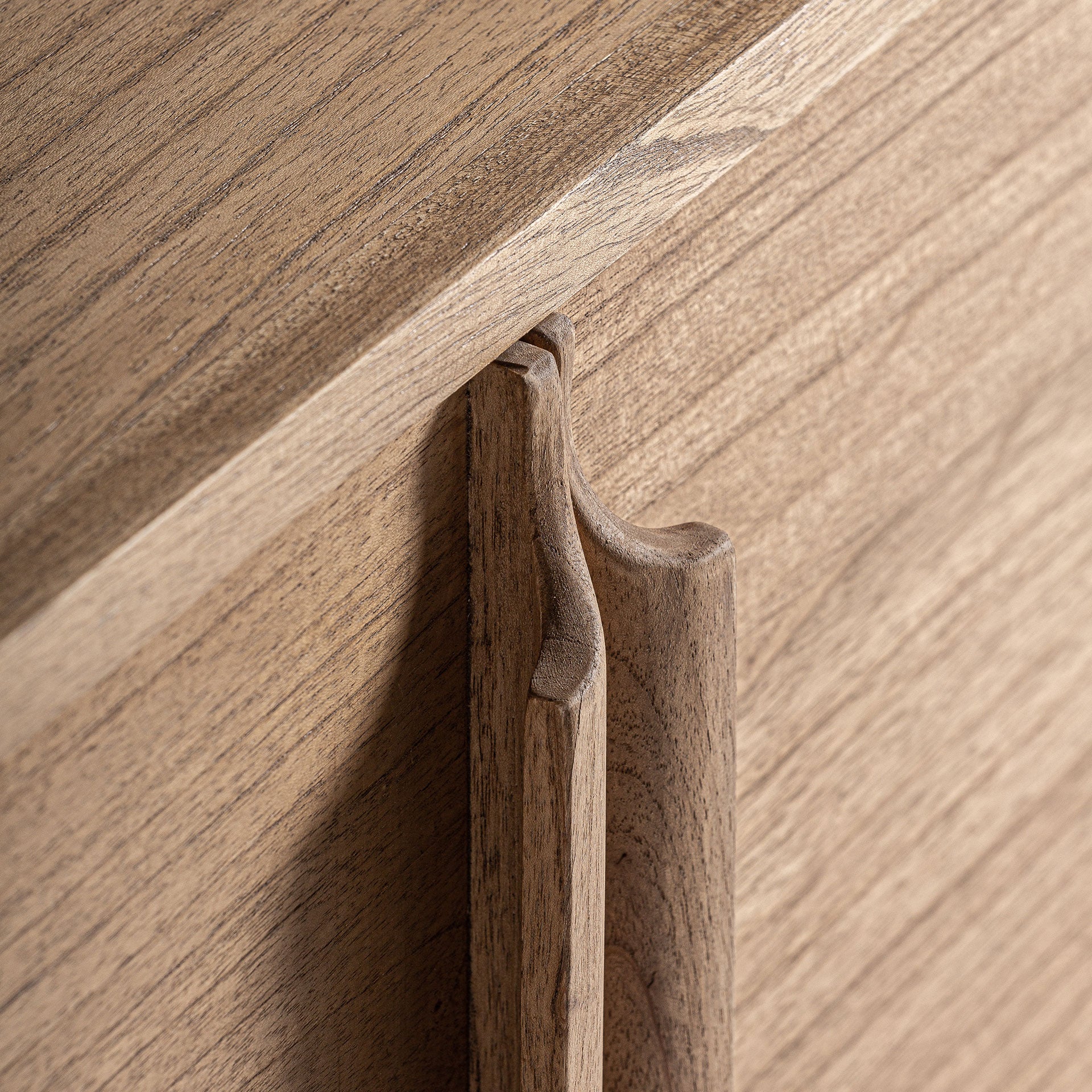 The Nyry Tv Stand — Scandinavian media console in solid mindi wood from Laiyahome