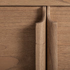 The Nyry Tv Stand — Scandinavian media console in solid mindi wood from Laiyahome