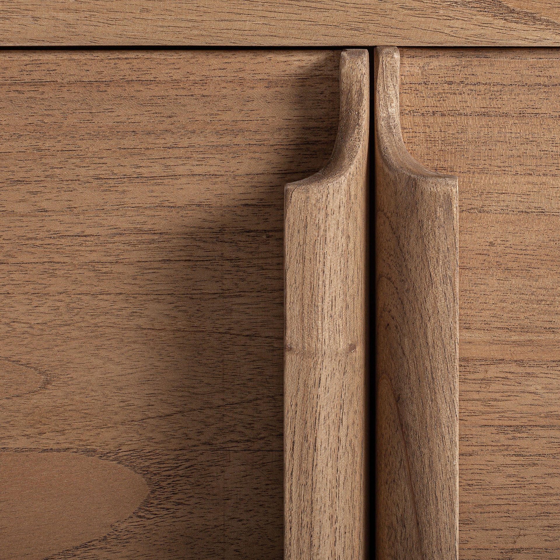 The Nyry Tv Stand — Scandinavian media console in solid mindi wood from Laiyahome