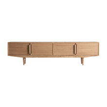 The Nyry Tv Stand — Scandinavian media console in solid mindi wood from Laiyahome