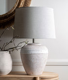 The Helina Table Lamp — French country table lamp in high-fire ceramic from Laiyahome