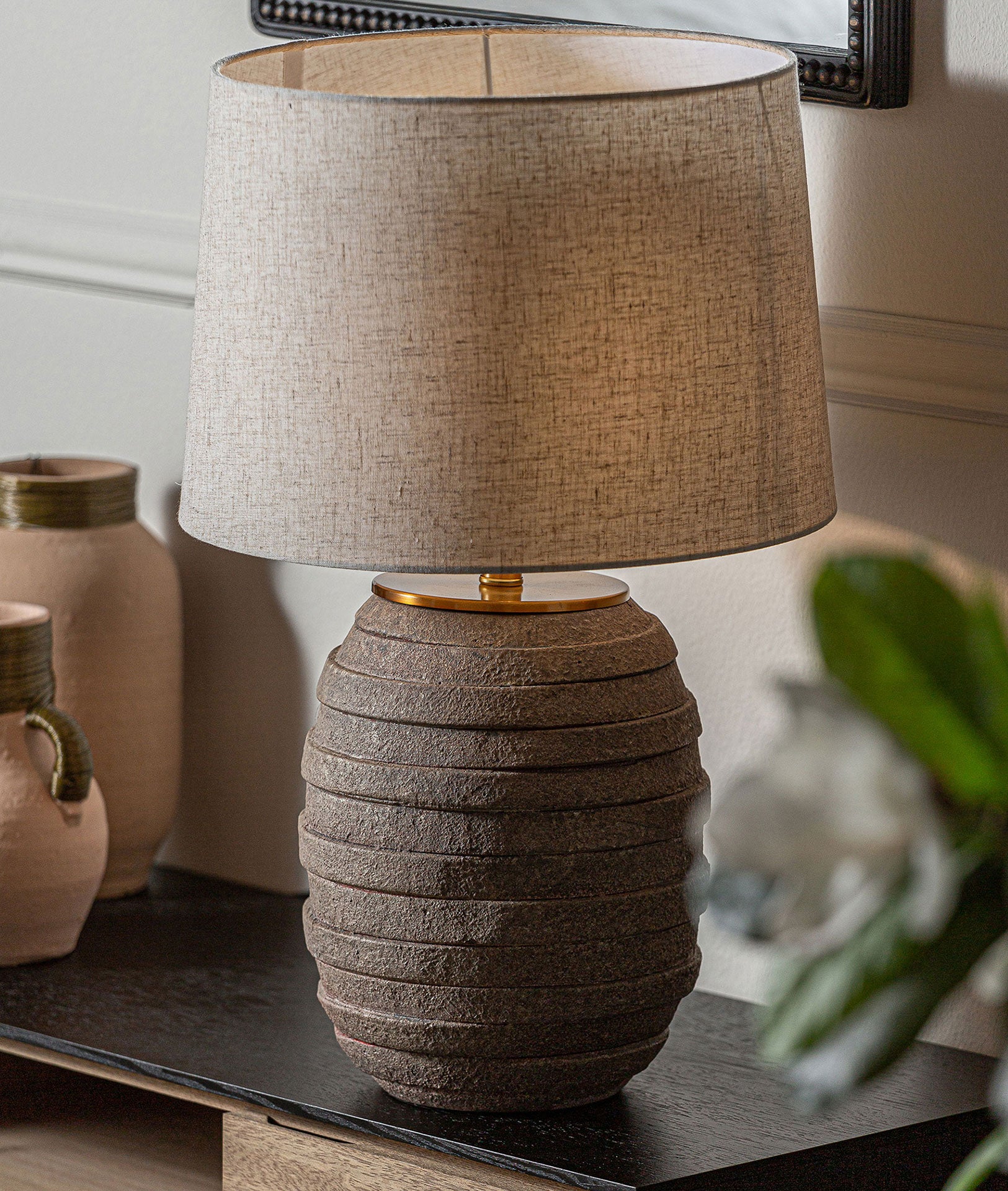 The Nora Table Lamp — French country table lamp in high-fire ceramic from Laiyahome