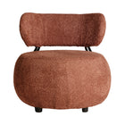 BOUCLÉ VALENCE ARMCHAIR in a modern interior setting