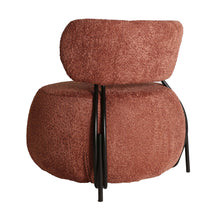 BOUCLÉ VALENCE ARMCHAIR in a modern interior setting