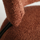 BOUCLÉ VALENCE ARMCHAIR in a modern interior setting