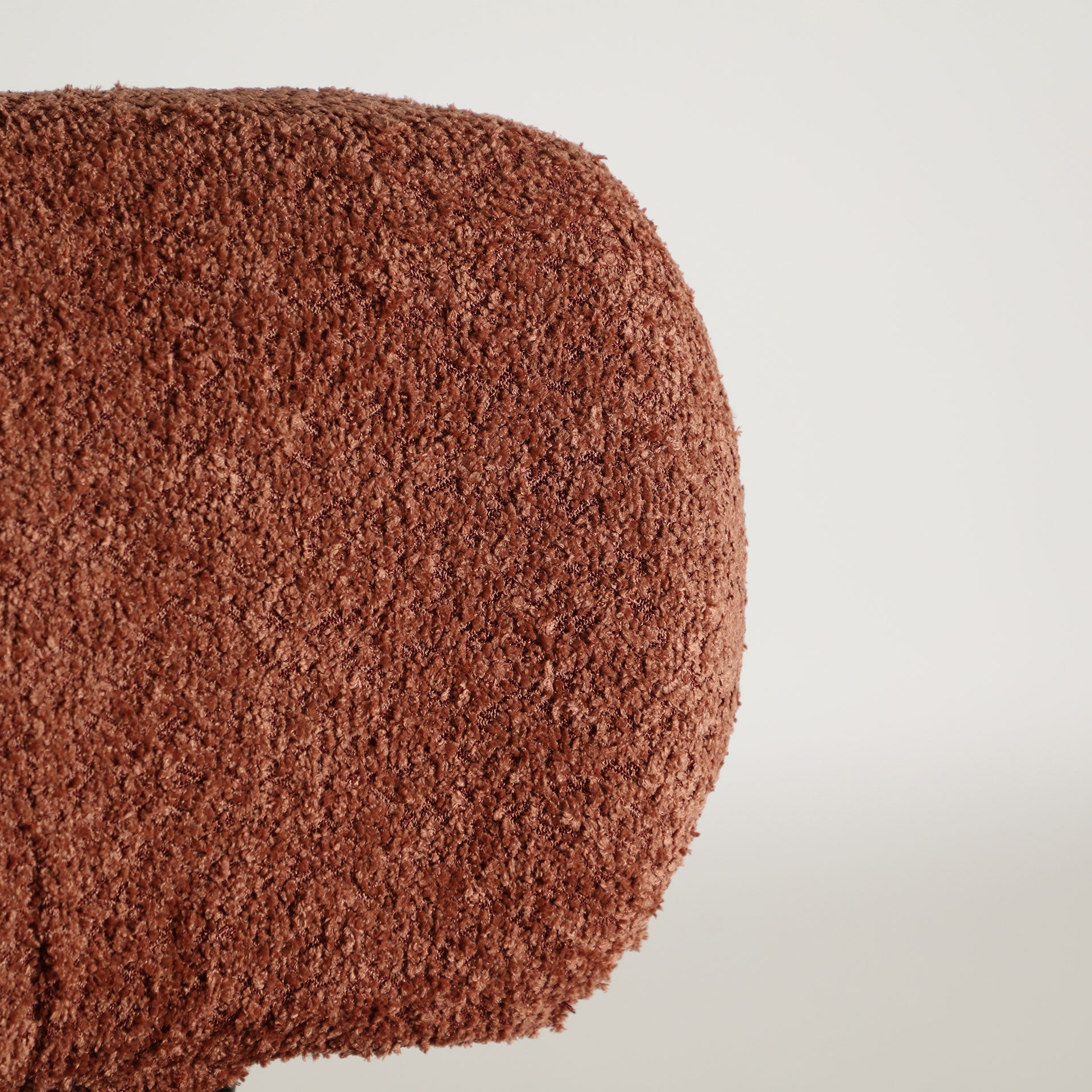 BOUCLÉ VALENCE ARMCHAIR in a modern interior setting