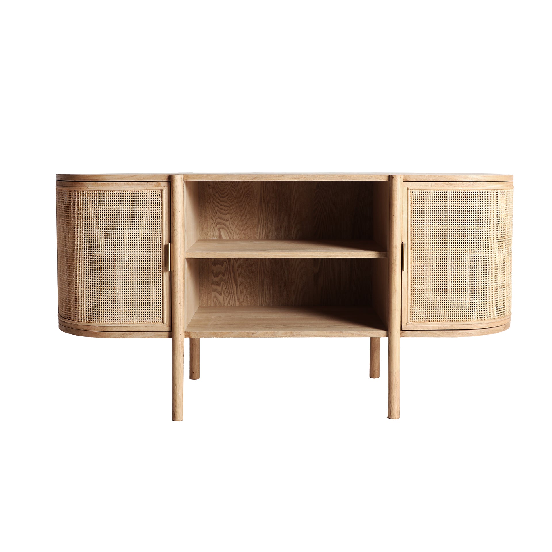 The Ikla Tv Stand — Scandinavian media console in engineered wood with veneer finish from Laiyahome