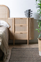 The Ikla Chest Of Drawers — Scandinavian chest of drawers in engineered wood with veneer finish from Laiyahome