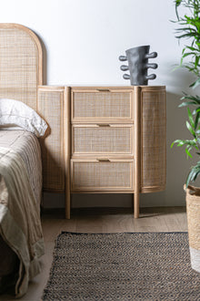 The Ikla Chest Of Drawers — Scandinavian chest of drawers in engineered wood with veneer finish from Laiyahome