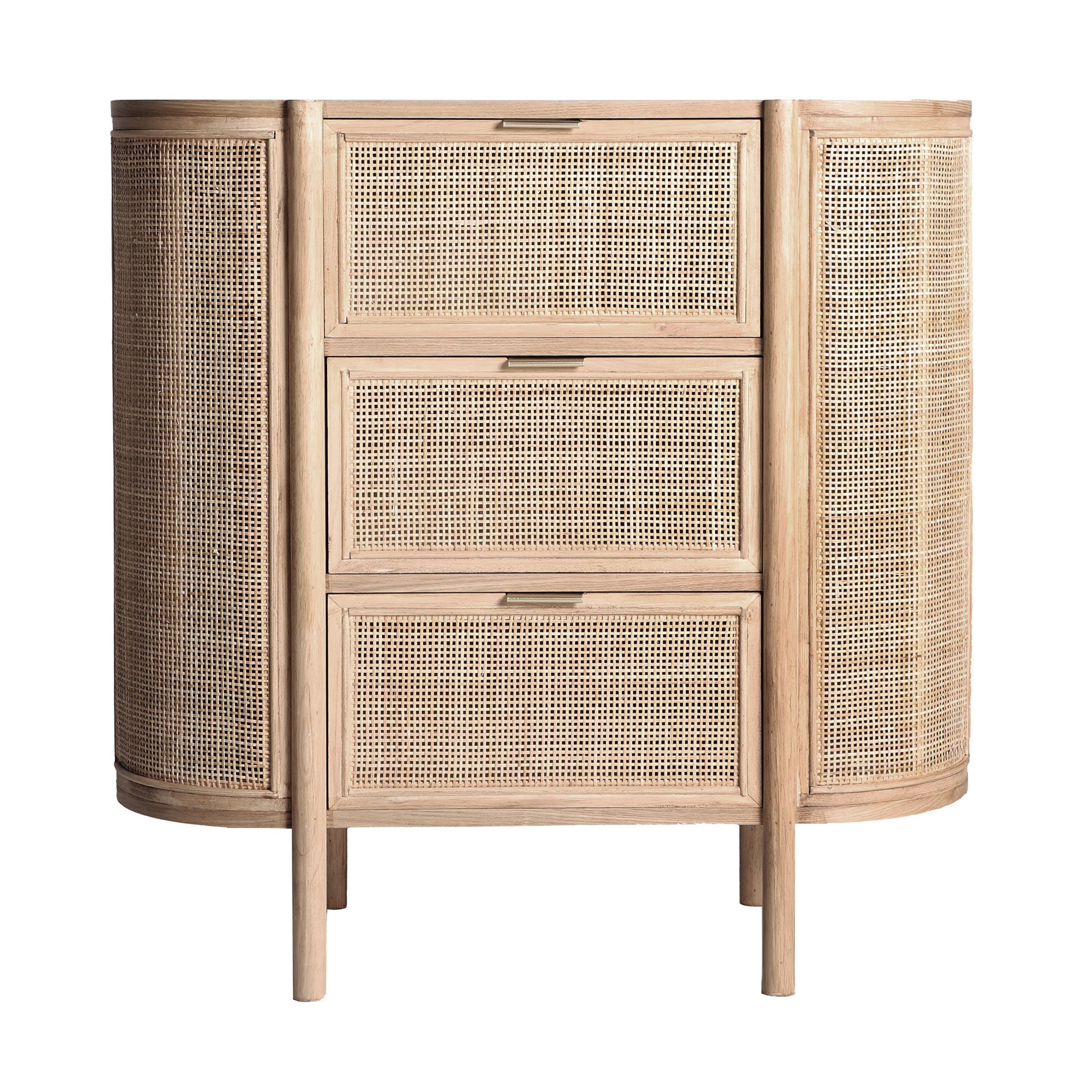 The Ikla Chest Of Drawers — Scandinavian chest of drawers in engineered wood with veneer finish from Laiyahome