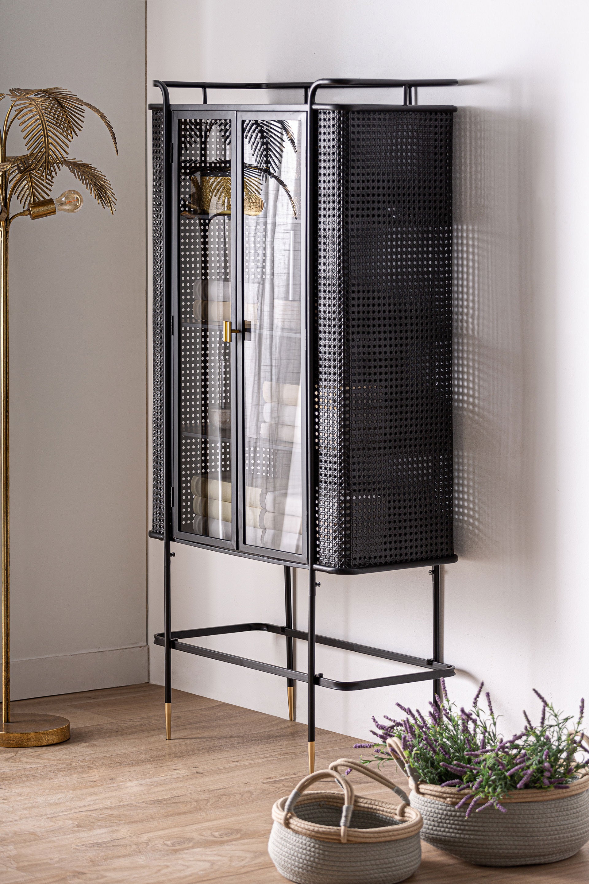 FUSSEN GLASS CABINET — Laiyahome