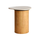The Lorach Side Table — Art Deco side table in natural marble from Laiyahome