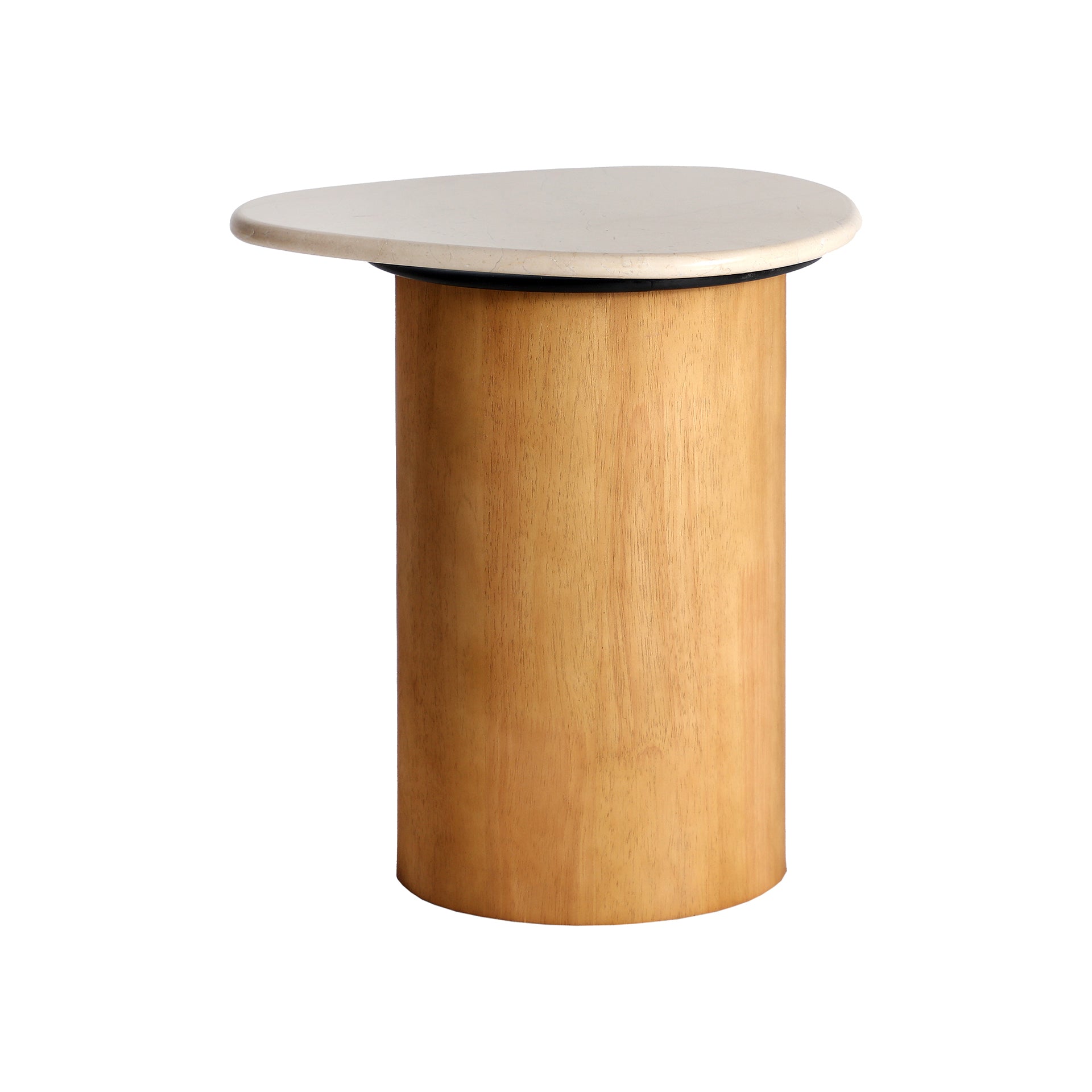 The Lorach Side Table — Art Deco side table in natural marble from Laiyahome