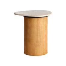 The Lorach Side Table — Art Deco side table in natural marble from Laiyahome