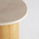 The Lorach Side Table — Art Deco side table in natural marble from Laiyahome