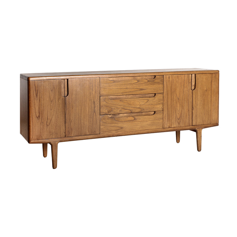 The Slough Sideboard — Scandinavian sideboard in solid mindi wood from Laiyahome
