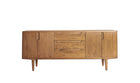 The Slough Sideboard — Scandinavian sideboard in solid mindi wood from Laiyahome